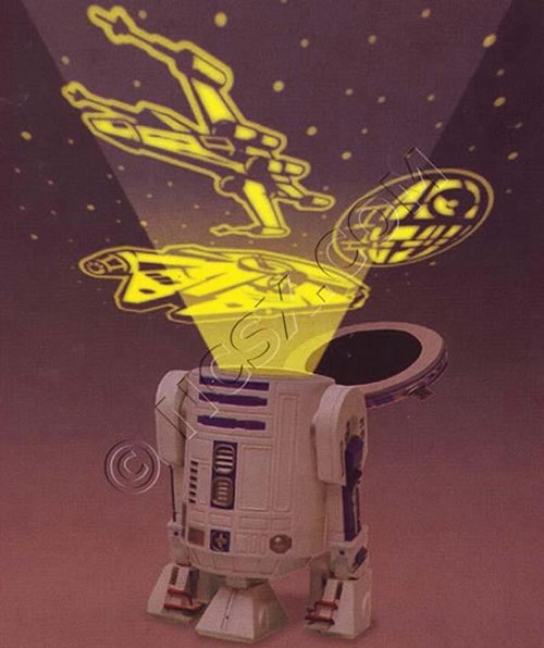 R2D2 night light projector
