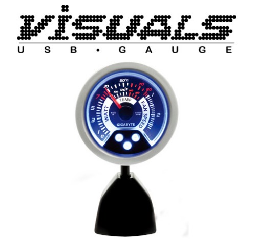 USB powered gauge with need for you computer connected via USB