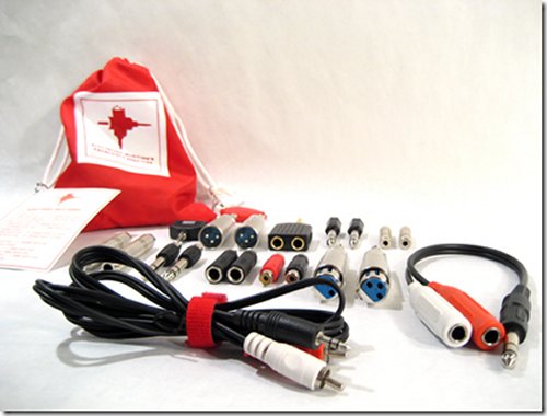 Emergency adapter kit for electronic musician’s