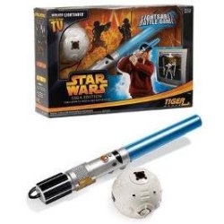 Interactive Star Wars lightsaber game