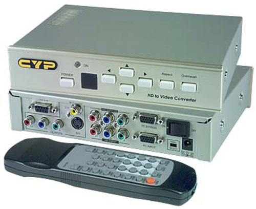 VPI VGA/High-Definition Component Video to TV Scan Converter