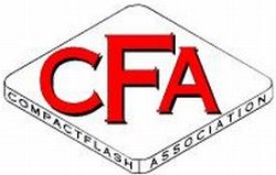 Compactflash Association showing CF card w/ SATA interface