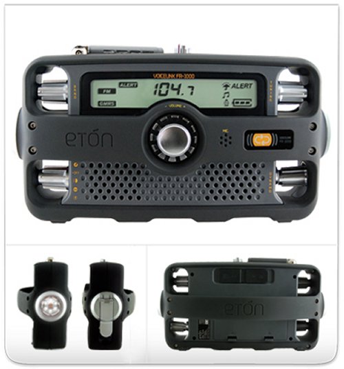 Eton FR100 survival radio launched