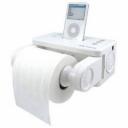 iCarta iPod dock & toilet roll dispenser
