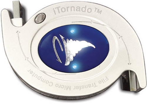 iTornado USB data transfer gadget between PC’s or PC and Mac