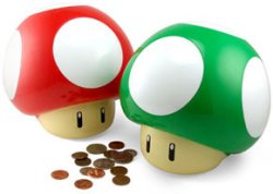 Super Mario mushroom bank