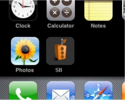 SlipperyBrick bookmark icon for the iPhone