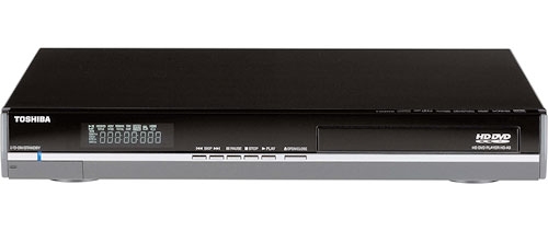Toshiba HD-A3 HD DVD player showing another big sale for HD DVD support