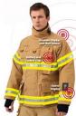 Firefighters thermal sensor jacket