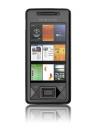 Sony Ericsson XPERIA X1 mobile phone front view featuring Windows Mobile and full QWERTY keyboard