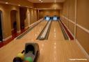 Custom installed home bowling alleys