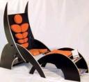 A chair fit for the Dark Knight himself