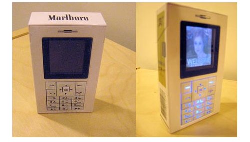 Another cell phone disguised as cigarettes