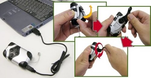 Cranking MP3 player from Thanko