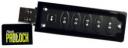 Flash Padlock USB key secures data with a pin