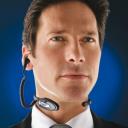 Roadrunner Bluetooth Communicator attaches to the neck and picks up vibrations from the larynx