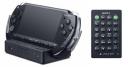 Sony PSP Cradle holds the PSP upright and comes with a wireless remote control