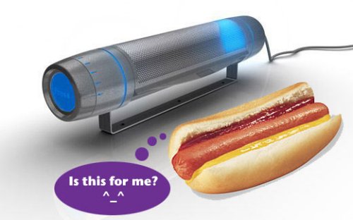 Bagetty microwave for the hot dogs, baguette obsessed