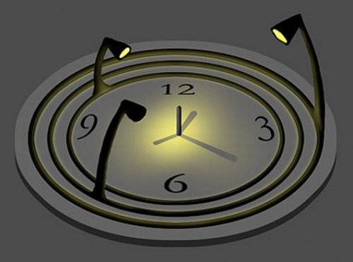 BulbDial clock updates the sundial