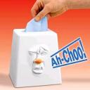 Talking tissue box mocks you