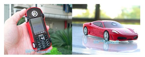 Ferrari mobile phone looks like a toy