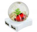Four-way USB Hub…with a fish