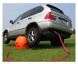 xhaust Air Jack uses exhaust to lift your car