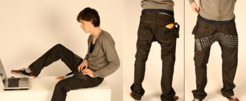 Keyboard Pants with built in mouse