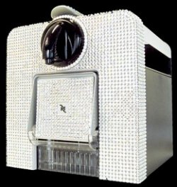 Swarovski-studded Nespresso coffee maker