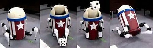 Crazy trash can dancing bot is slightly insane
