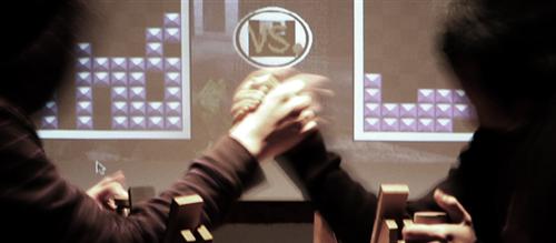 Tetris + arm wrestling = Tresling