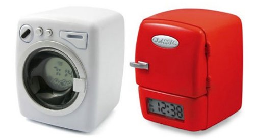 Home appliance alarm clocks