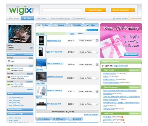 Wigix is eBay done Nasdaq style