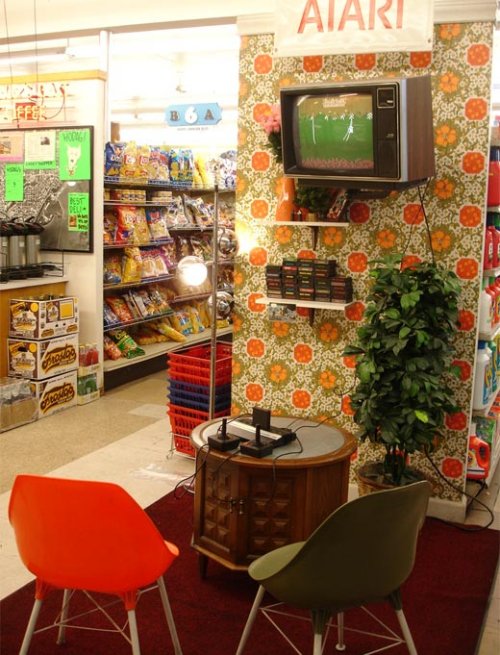Shop for groceries, play some Atari