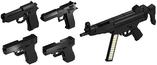 Many BrickGun LEGO models to choose from