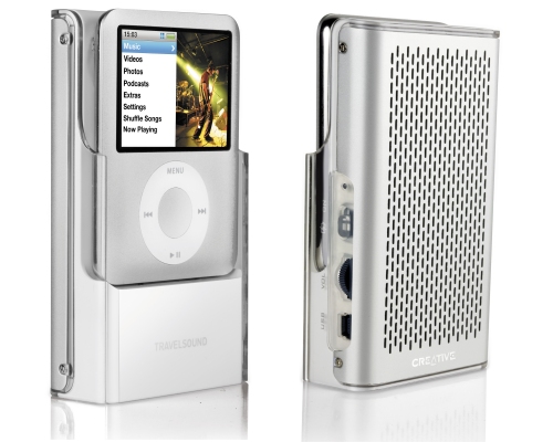 Creative Travelsound portable speaker for the iPod nano
