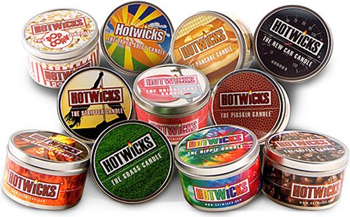 Scented candles that smell like cool things