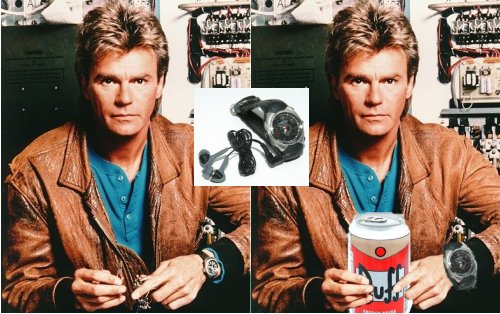 MacGyver MP3 watch makes MacGyver chill