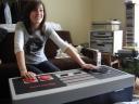 The NES Coffee Table stores games, controls console