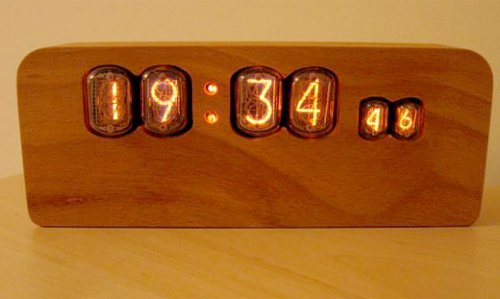 Nixie Clock Frank in a plain case