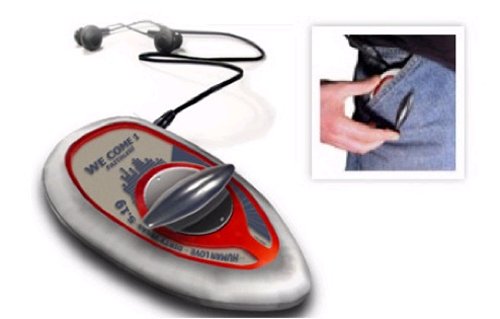 Magnetic Knob MP3 Player keeps it in your pants