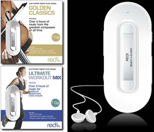 MP3 Players preloaded with tunes