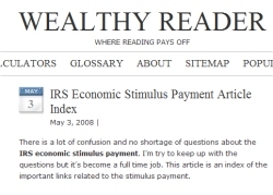 Stimulus payment questions answered on Wealthy Reader