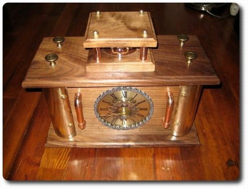Dad gives son Steampunk Clock as wedding gift