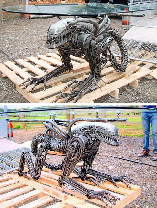 Alien Tables: Not recommended for night time use