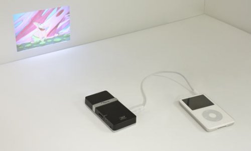 Optoma Pico projector for the iPod