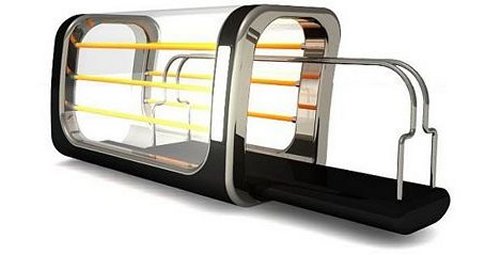 DT08 Slide Toaster looks like a toast MRI machine