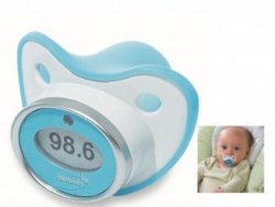 Infant Pacifier Thermometer