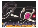 Retro Space Invaders headphones