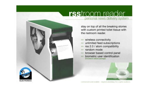 RSStroom Reader: News on toilet paper